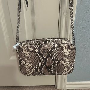 Michael Kors Snakeskin Camera Bag Crossbody